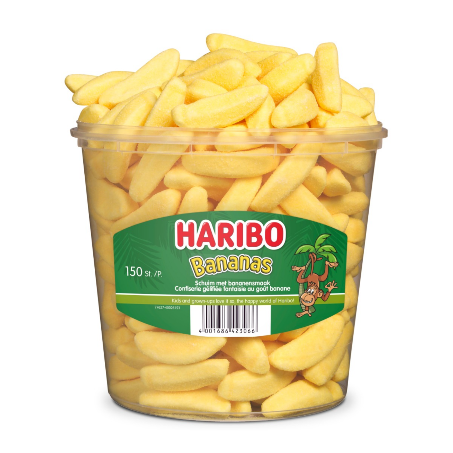 Haribo mousse bananes sucrées (150 pièces)