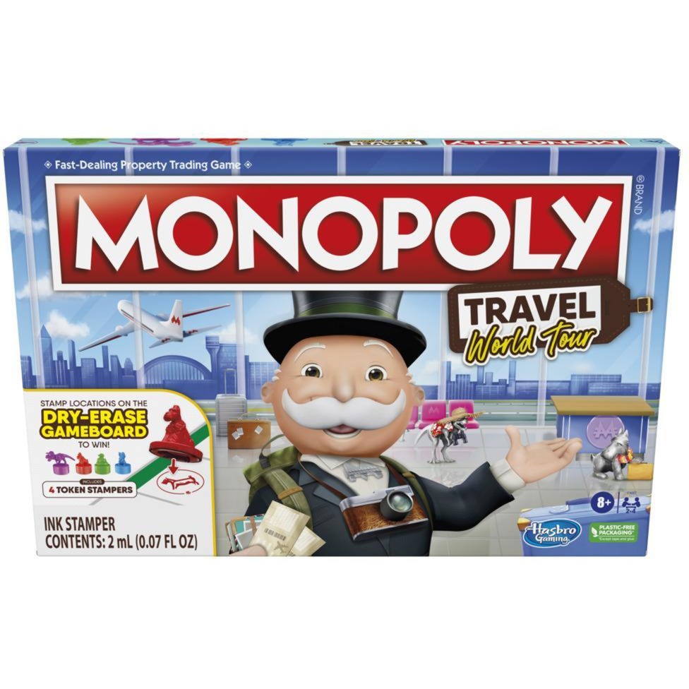 Jeu de société Hasbro Monopoly World Travel