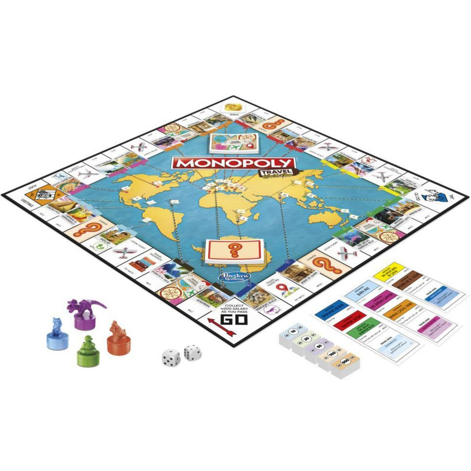 Jeu de société Hasbro Monopoly World Travel