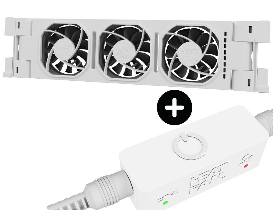 Heatfan 3 - Fan de radiateur Solo - Capteur blanc + tactile