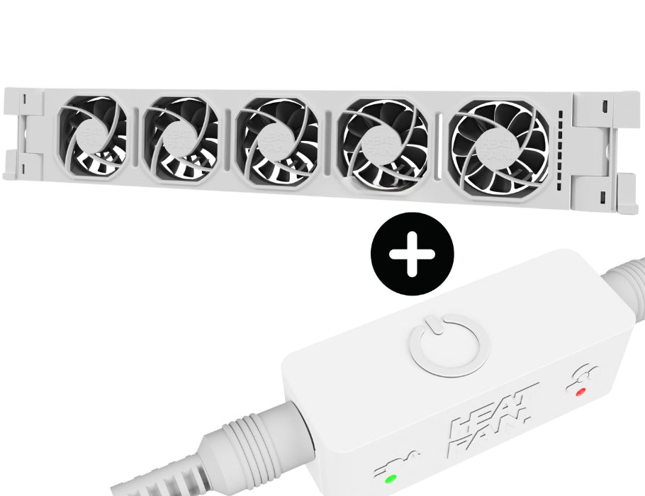 Fan de chaleur Heatfan 5 Solo White incl.
