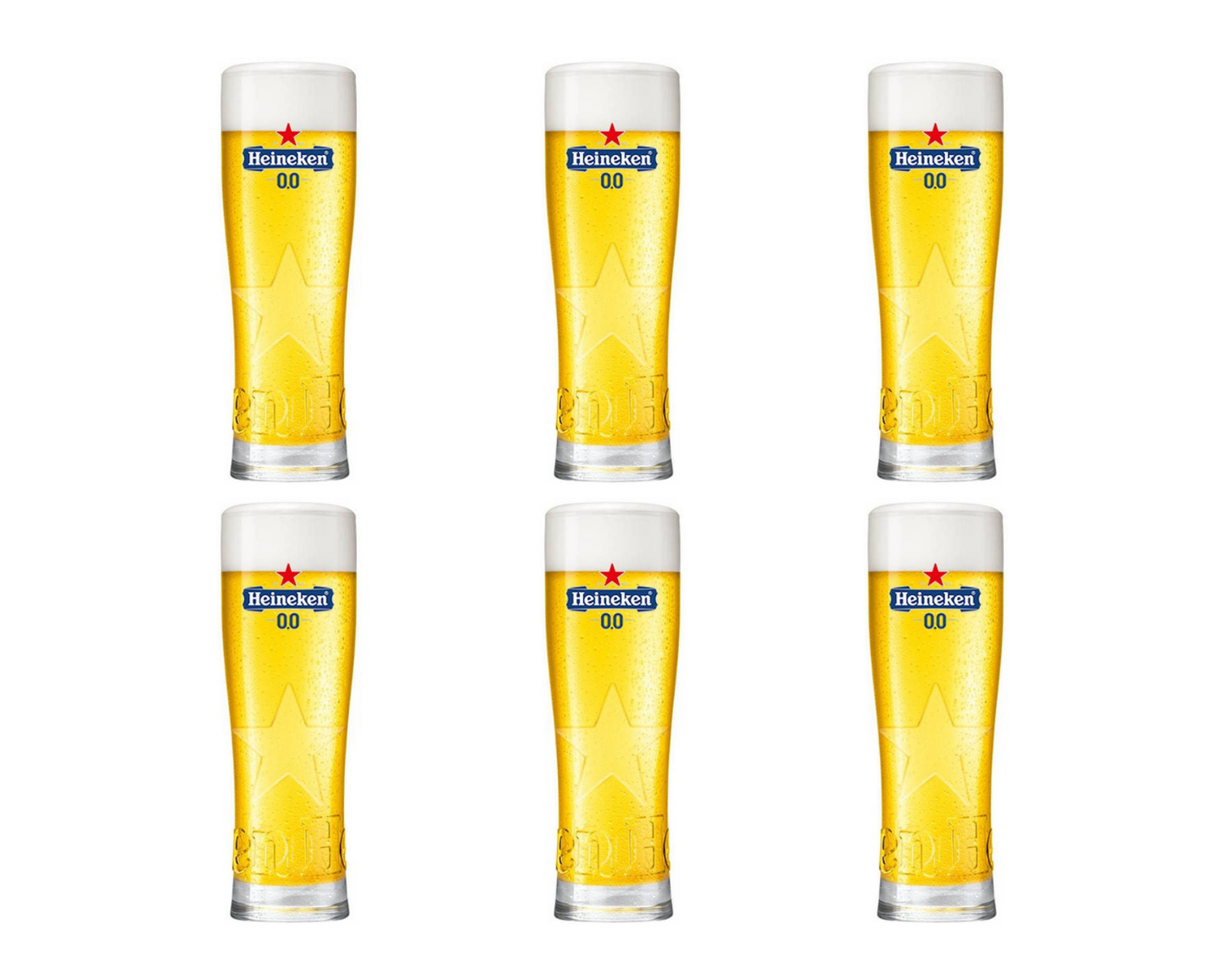 Verre rigide Heineken 0,0% (6x 25cl)