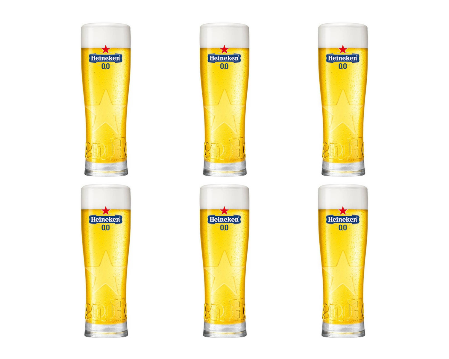 Verre rigide Heineken 0,0% (6x 25cl)