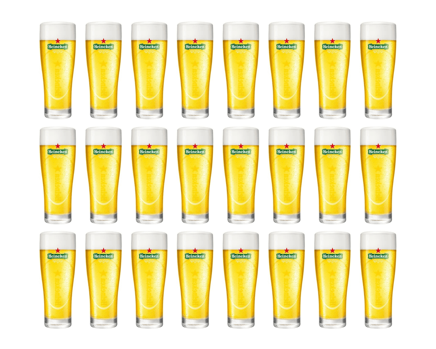 Verre ellipse Heineken (24x 25cl)