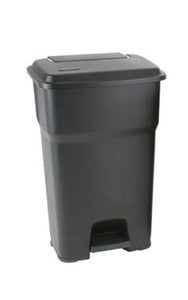 Poubelle à pédale Hera noire (85 litres)