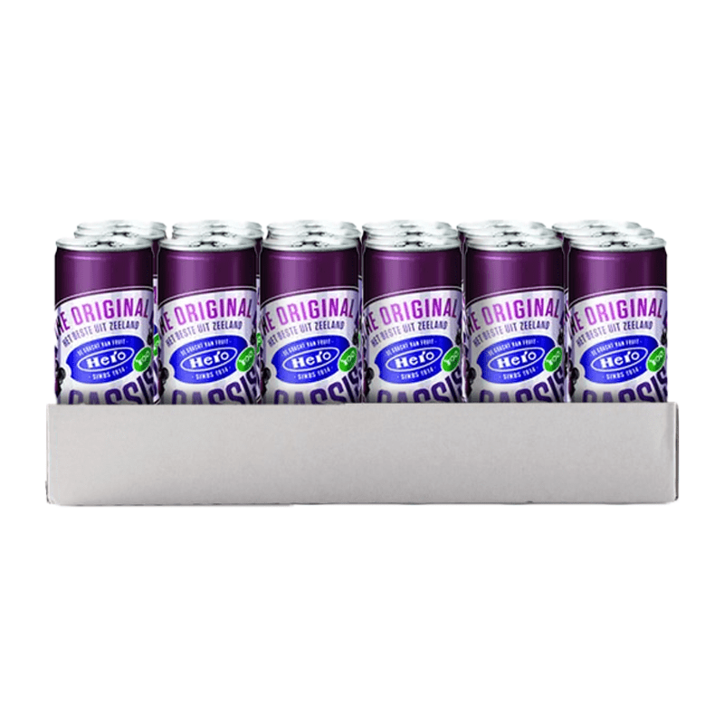Hero petite canette de cassis (24x 25cl)