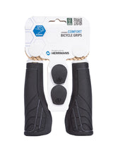 Herrmans LINE DD36 - Poignée de vélo ergonomique réglable (125mm) - Noir Gris - afbeelding 2