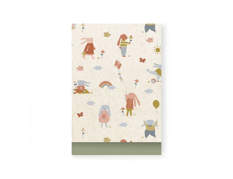 Sacs-cadeaux House of Products Sweet Bunny Groen 17x25cm 200st
