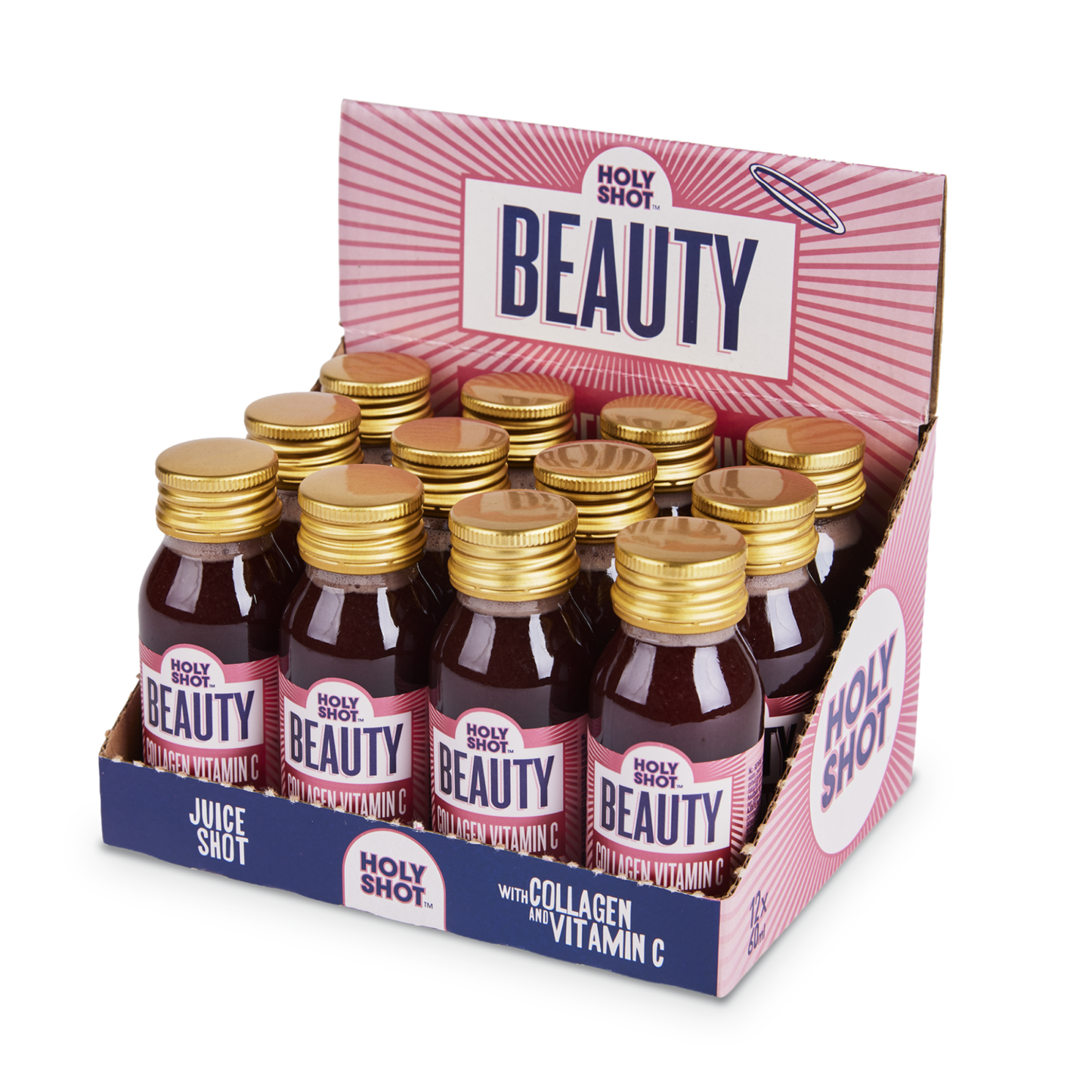 Holyshot beauté collagène vitamine C (12 x 60 ml)
