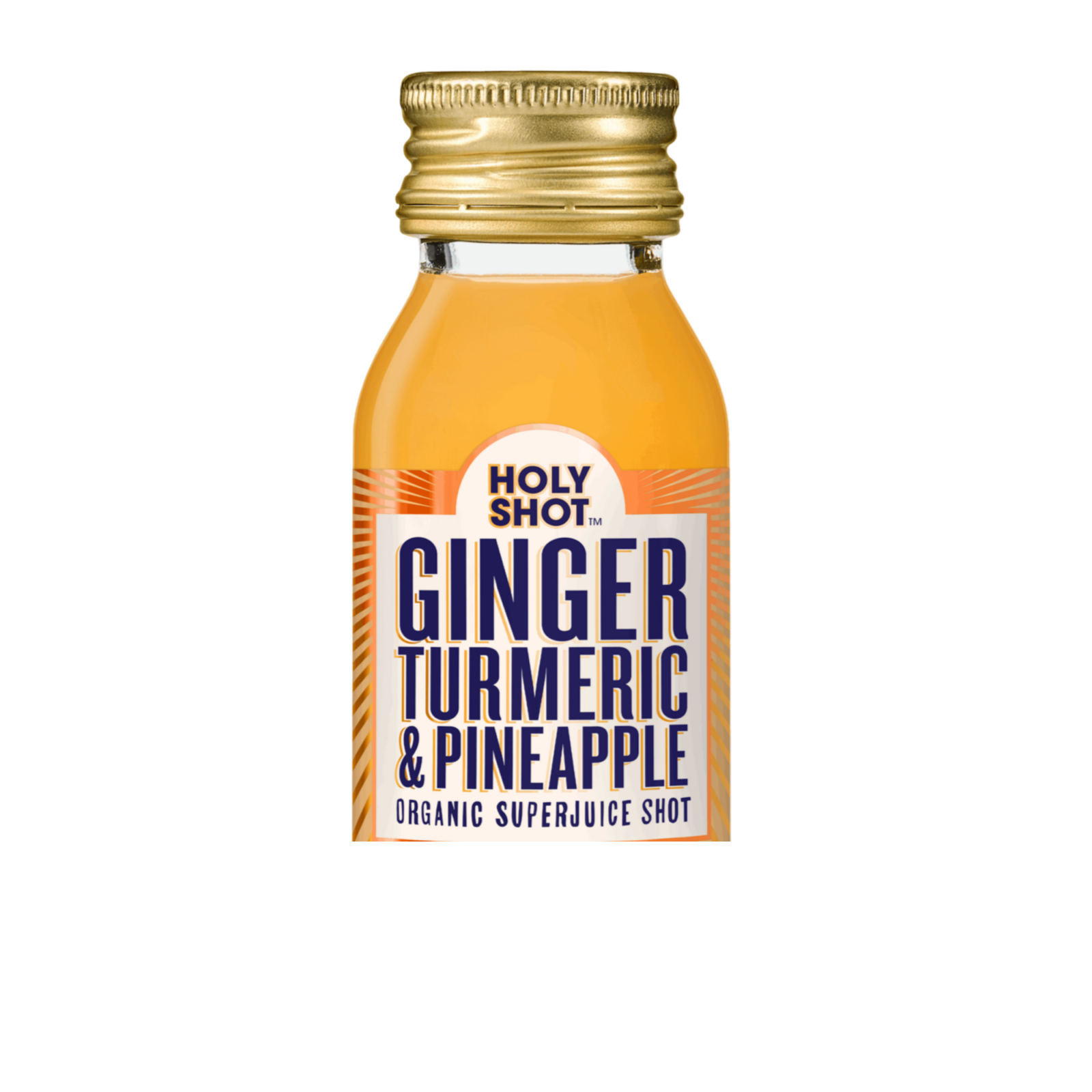 Holyshot gingembre curcuma ananas bio (12x 60ml)