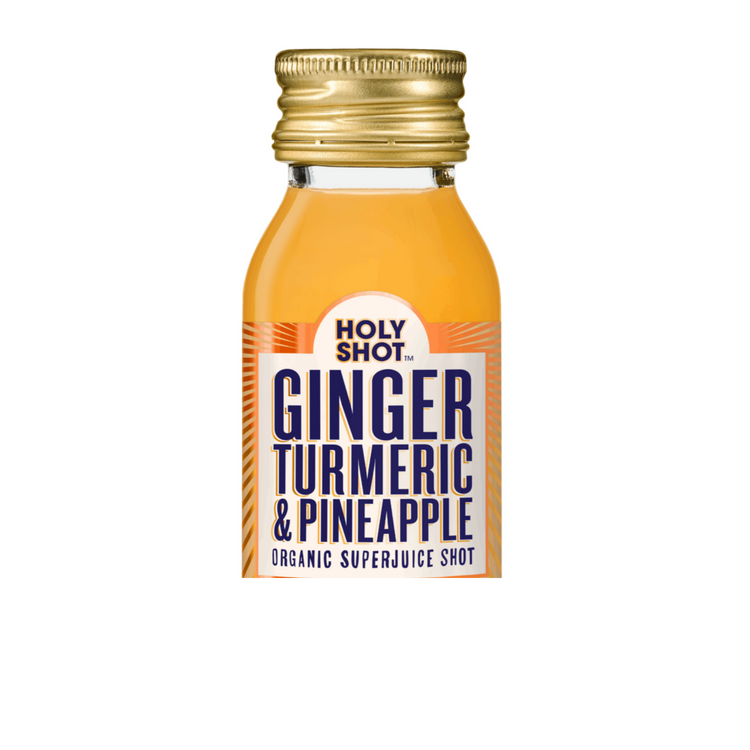 Holyshot gingembre curcuma ananas bio (12x 60ml)