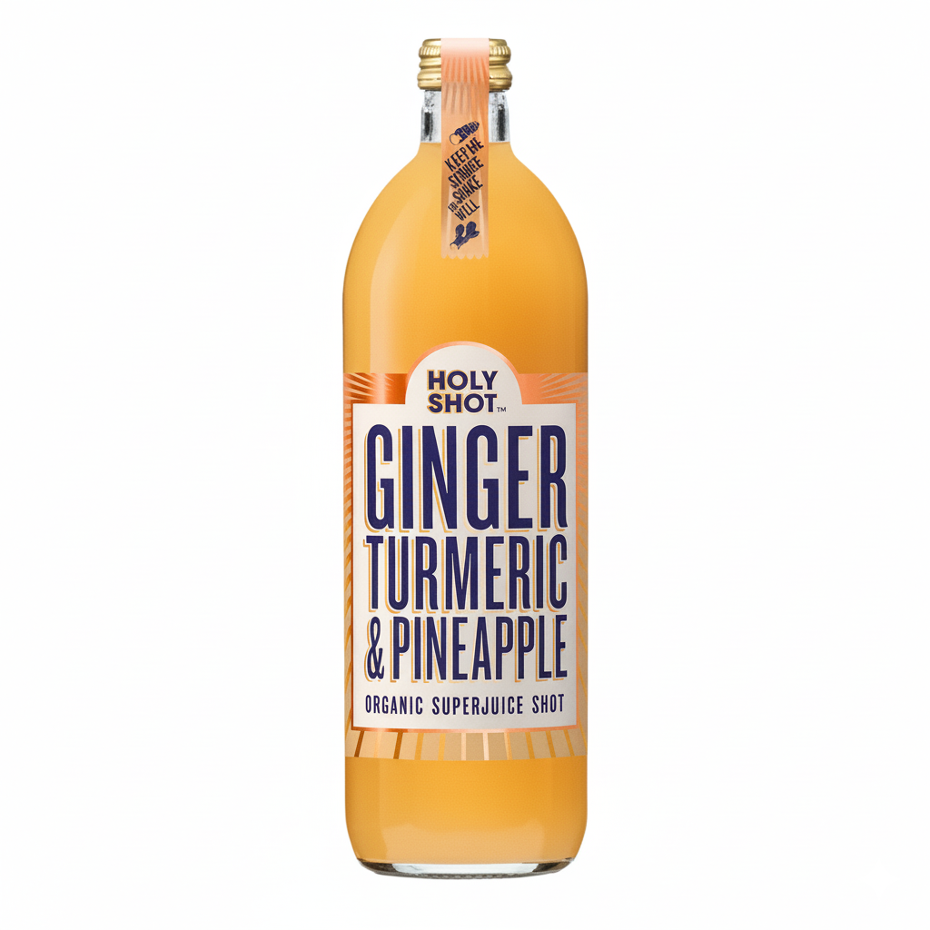 Holyshot gingembre curcuma ananas bio (6x 750ml)