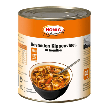 Viande de poulet tranchée au miel (850gr)