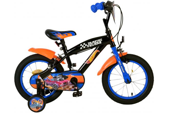 Wheels Hot Wheels pour enfants Boys Boys 14 pouces Black Two Hand freins