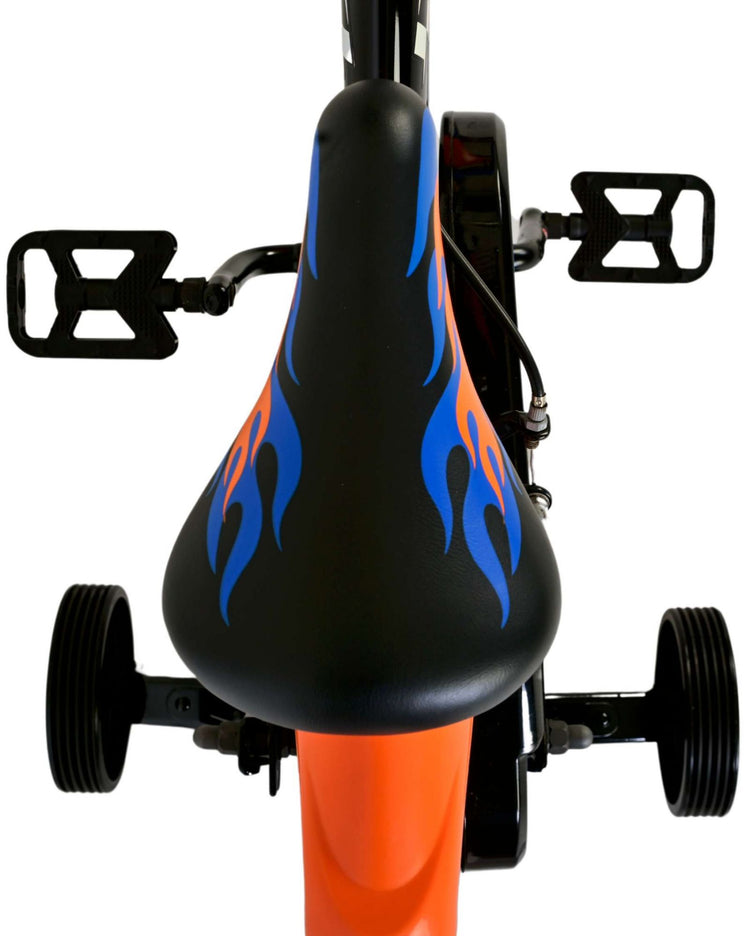 Wheels Hot Wheels pour enfants Boys Boys 14 pouces Black Two Hand freins