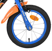 Vélo pour enfants Heiße Räder Hot Wheels - garçons - 14 pouces - noir orange bleu - afbeelding 4