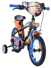 Vélo pour enfants Heiße Räder Hot Wheels - garçons - 14 pouces - noir orange bleu - afbeelding 6