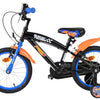 Vélo pour enfants Heiße Räder Hot Wheels - garçons - 16 pouces - noir orange bleu - deux freins à main