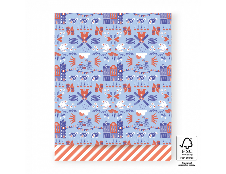 Sacs-cadeaux House of Products Holland Stripes 27x34cm 200st