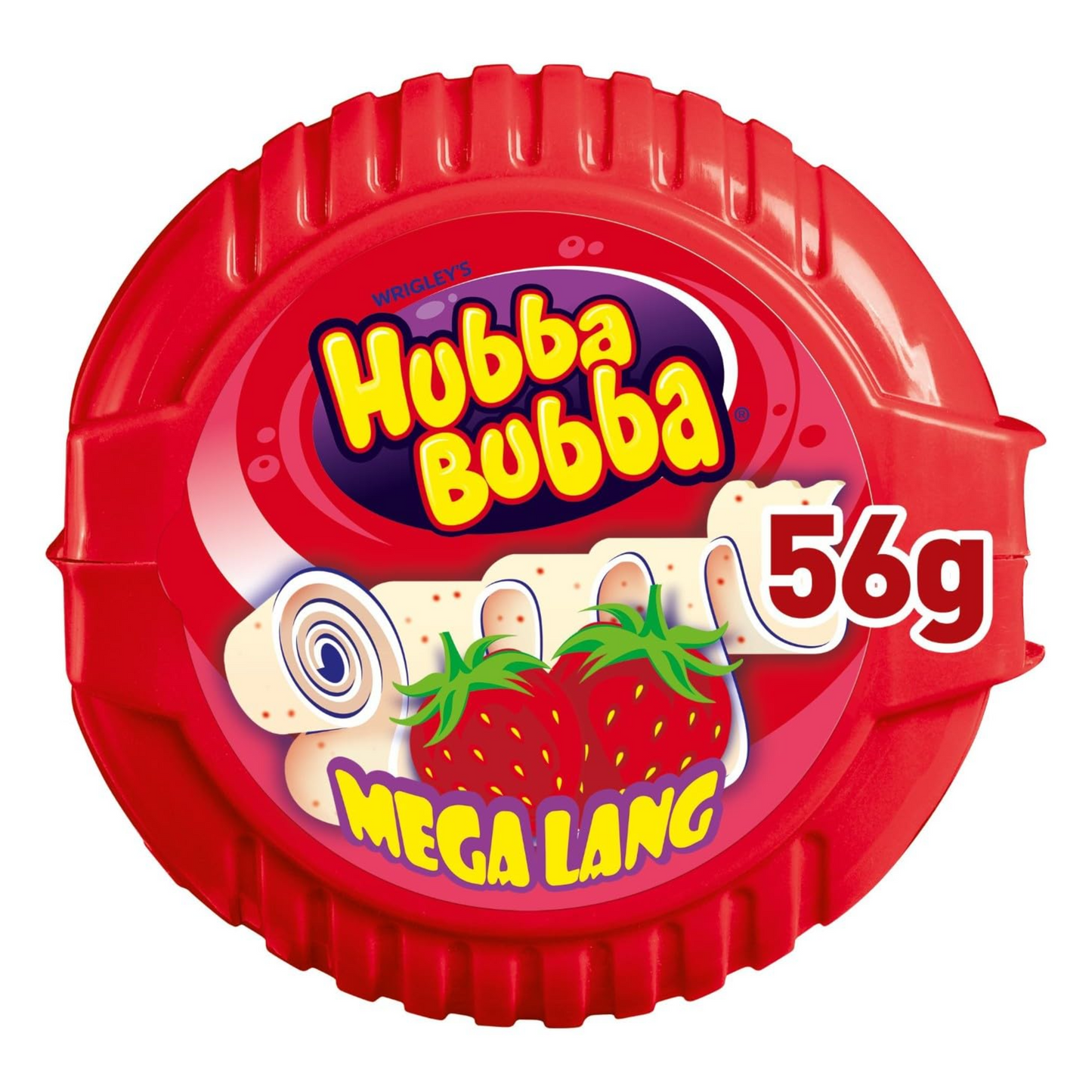 Hubba bubba tape fraise (12x 56g)