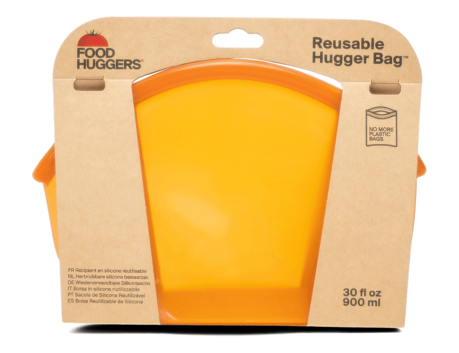 Food Huggers Sac de rangement réutilisable 900 ml Amber
