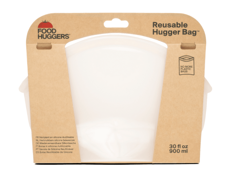 Food Huggers Sac de rangement réutilisable 900 ml de champagne Frost
