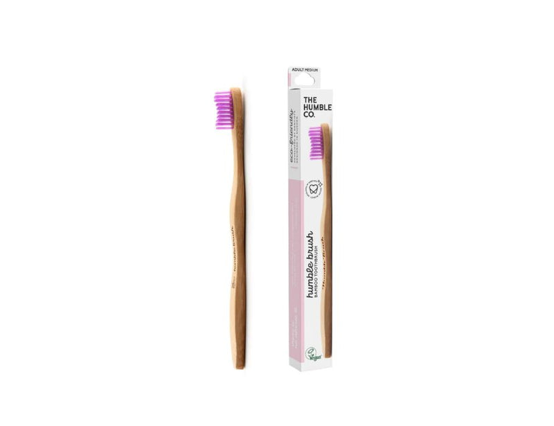 The Humble Co. Brosse à dents moyen violet