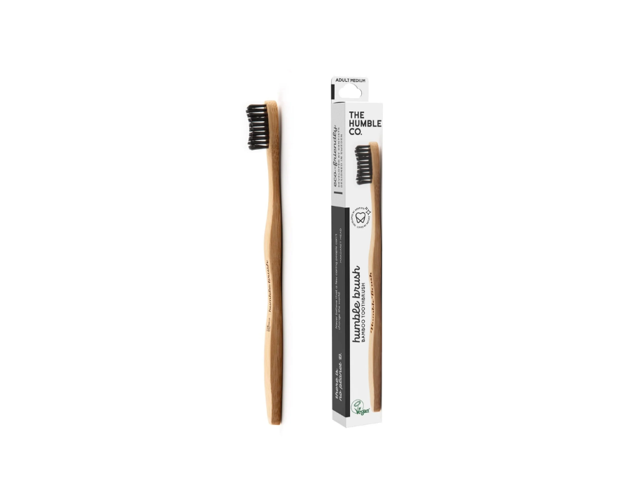 The Humble Co. Brosse à dents moyen noir noir