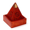 Mango Wood Pyramid Encens Solder Kegels Bouddha
