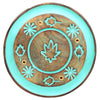 Mango Wood Green Leaf Round Encensder