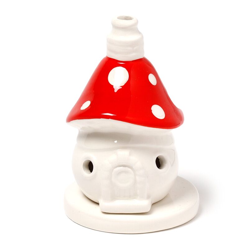 Porte-encens de la maison des champignons de fée