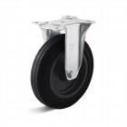Roulette fixe Torwegge caoutchouc ø125 plastique