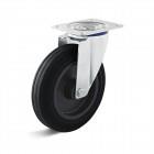 Torwegge roulette pivotante caoutchouc ø80 plastique