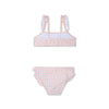 Sunset Grid | Bikini UV des filles blanches orange