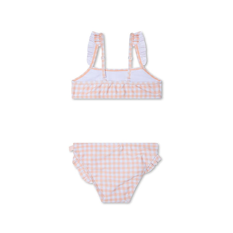 Sunset Grid | Bikini UV des filles blanches orange