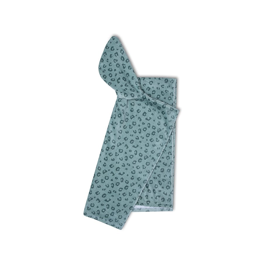 Léopard | Green Beach Poncho 65 x 65 cm
