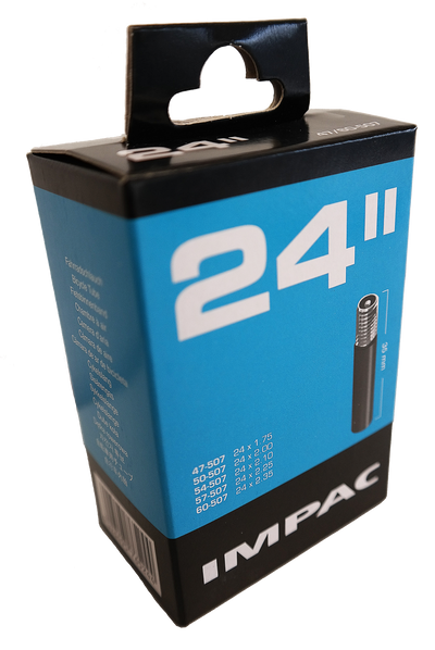 Impac Inner Tube (par Schwalbe) AV24 24x1,5 2,35 Etro 40 60-507, Valve: Auto Schrader 35 mm