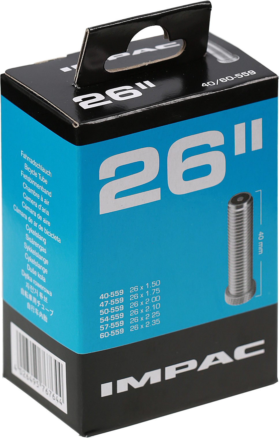 Impac (Schwalbe) Tube intérieur AV13 26 pouces 40 60-559 40 mm