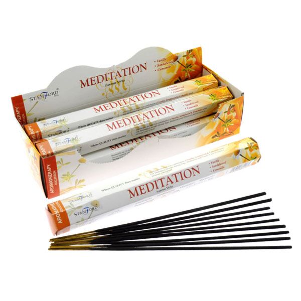 37117 Méditation - Stamford Hex Aromatherapie Encens Sticks