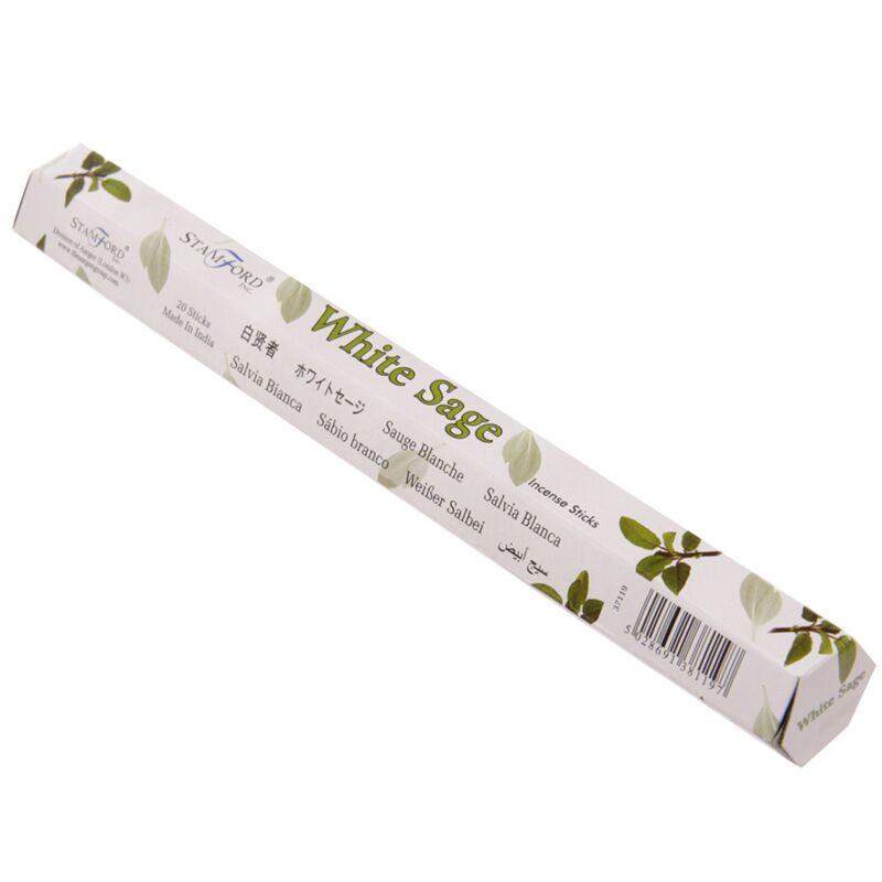 37119 White Sage - Stamford Premium Hex Encens Sticks
