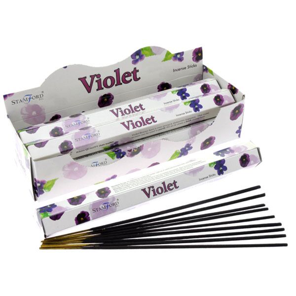 37104 Violets - Stamford Premium Hex Encens Sticks