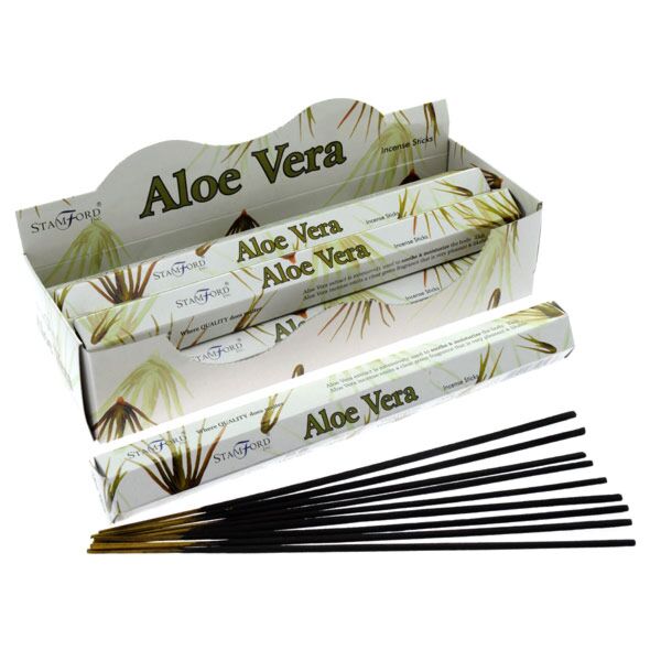 37108 Aloe Vera - Stamford Premium Hex Encens Sticks