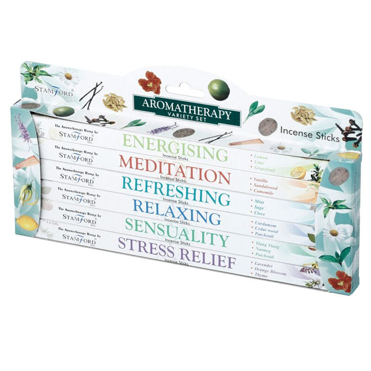 37147 Aromatherapy - Stamford Hex Encens Sticks Boad Boîte 6 Packages