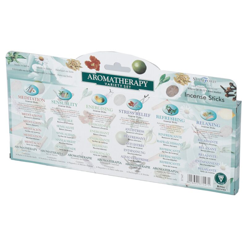 37147 Aromatherapy - Stamford Hex Encens Sticks Boad Boîte 6 Packages