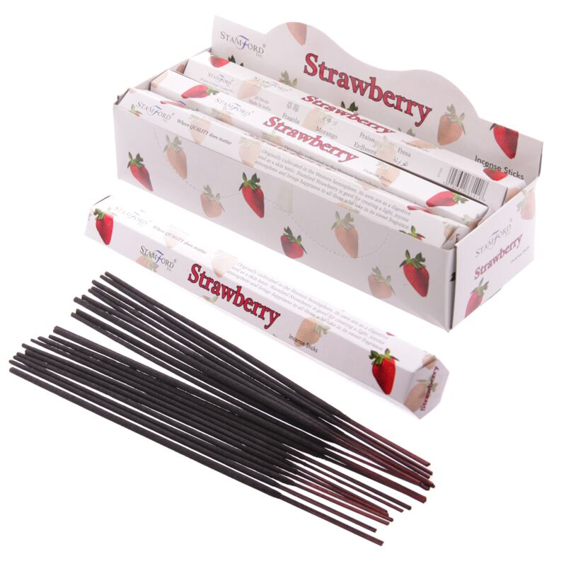 37141 Strawberry - Stamford Premium Hex Encens Sticks