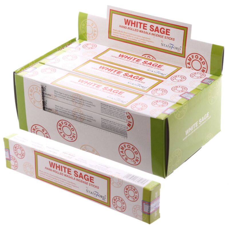 37261 White Sage - Stamford Masala Encens Sticks