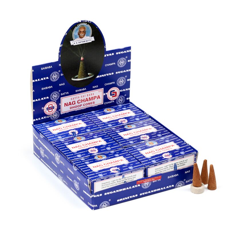 01431 NAG CHAMPA DHOOP - SATYA SAI BABA CONES ENENCES