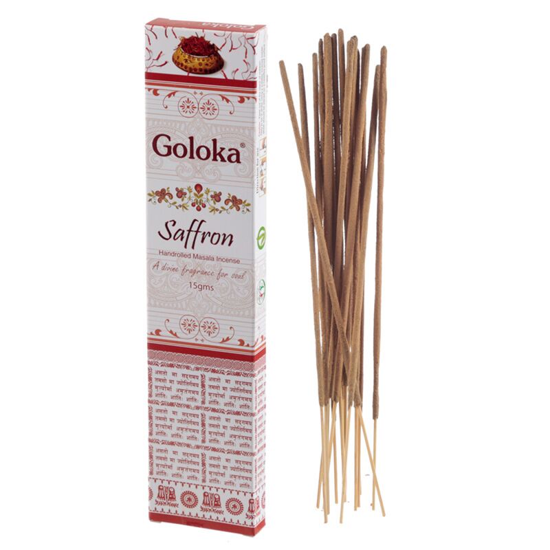 Saffron - Goloka Masala Encens Sticks