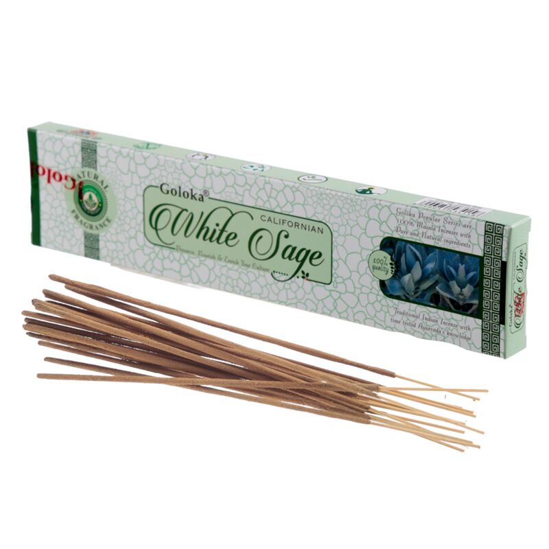 Sage blanc californien - bâtons d'encens de goloka