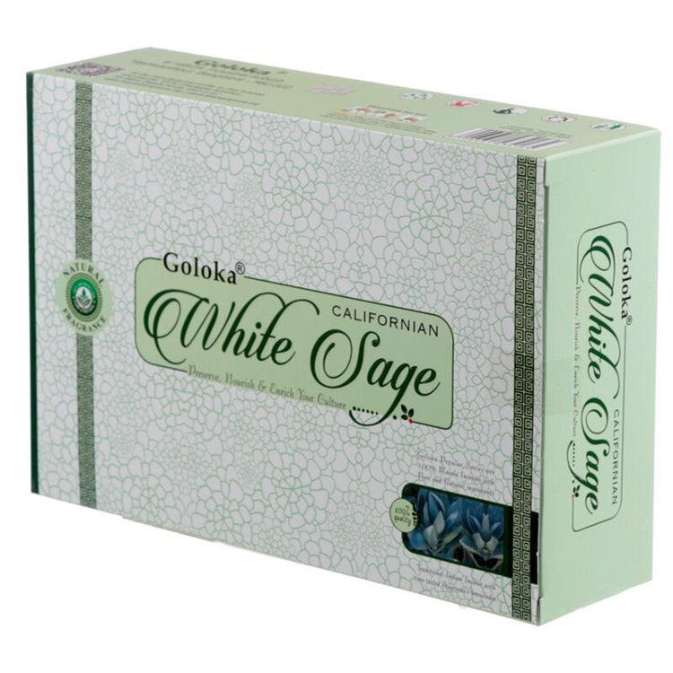 Sage blanc californien - bâtons d'encens de goloka